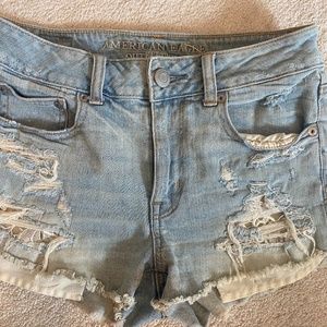 American Eagle High Rise Denim Shorts